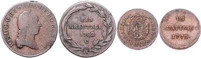 Maria Theresia, Franz I. Stefan und Josef II. - Münzen