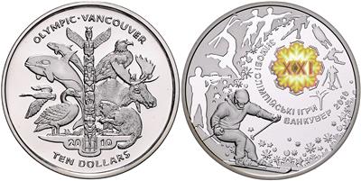 Olympische Spiele Vancouver 2010 - Coins