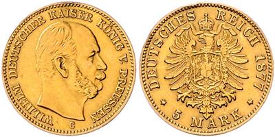 Preussen, Wilhelm I. 1861-1888 GOLD - Münzen