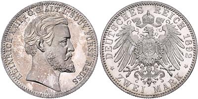 Reuss ä. L. Greiz, Heinrich XXII. 1859-1902 - Coins