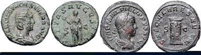 Römische Kaiserzeit, Philippus I. u. Fam. 244-249 - Monete