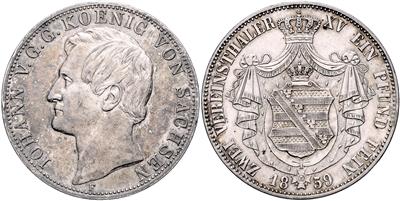 Sachsen, Johann 1854-1873 - Münzen