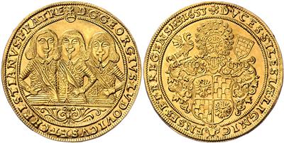 Schlesien- Liegnitz- Brieg, Georg III., Ludwig IV. und Christian 1639-1663, GOLD - Coins