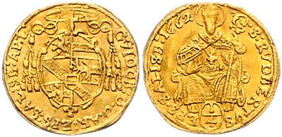 Guidobald v. Thun u. Hohenstein GOLD - Münzen und Medaillen