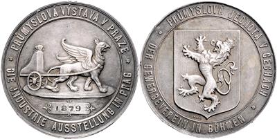 Industrie-Ausstellung in Prag veranstaltet vom Gewerbeverein in Böhmen - Coins and medals