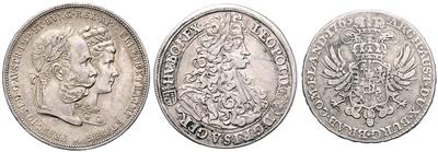 Leopold I. bis Franz Josef I. - Monete e medaglie
