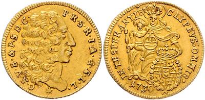 Bayern, Karl Albert 1726-1745GOLD - Mince a medaile