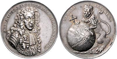 Bayern, Maximilian II. Emmanuel 1680-1726 - Monete e medaglie