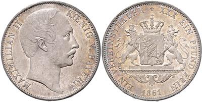 Bayern, Maximilian II./ Ludwig II. - Coins and medals