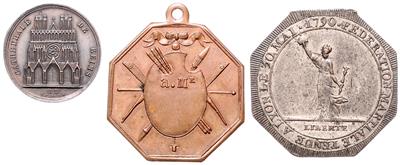 Brienne, Le Havre, Lyons, Orleans, Reims, Strasbourg - Coins and medals