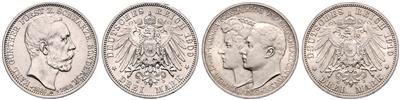 Deutschland, Baden bis Württemberg - Coins and medals