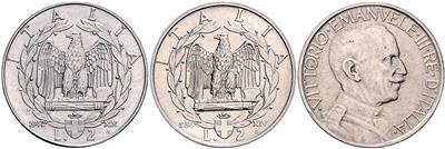 Italien, Vittorio Emanuele III. 1900-1946 - Monete e medaglie