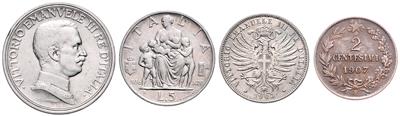 Italien, Vittorio Emanuele III. 1900-1946 - Coins and medals