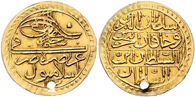 Osmanisches Reich, Mahmud II. AH 1223-1255/1808-1839 GOLD - Monete e medaglie