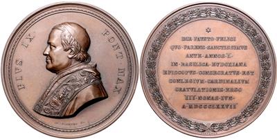 Pius IX. 1846-1878 - Mince a medaile