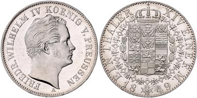 Preussen, Friedrich Wilhelm IV. 1840-1861 - Coins and medals