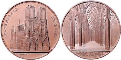 Reims- Cathedrale de Reims - Münzen und Medaillen