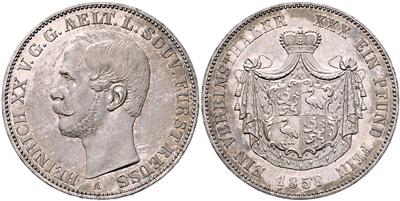 Reuss- Obergreiz, Ä. L. Heinrich XX. 1836-1859 - Coins and medals