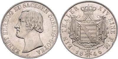 Sachsen- Coburg- Gotha, Ernst II. 1844-1893 - Coins and medals