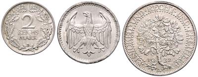 Weimarer Republik kl. Slg. - Coins and medals