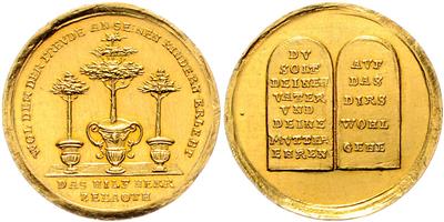 Zehn Gebote, GOLD - Coins and medals