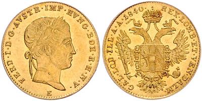 Ferdinand I. GOLD - Coins and medals