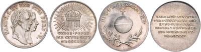 Franz I. Silberjetons - Monete e medaglie