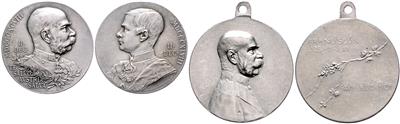 Franz Josef I., Geburtstag und Regierungsjubiläen - Coins and medals