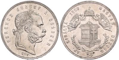 Franz Josef I. Guldenwährung - Mince a medaile