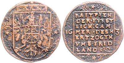 Friedland und Sagan, Albrecht von Wallenstein 1629-1634 - Monete e medaglie