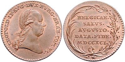 Leopold II. - Mince a medaile
