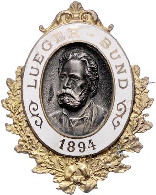 Wien, Bürgermeister Karl Lueger 1844-1910 - Coins and medals