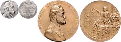 Wien, Bürgermeister Karl Lueger 1844-1910 - Mince a medaile