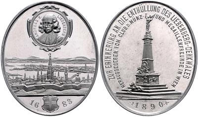 Wien, Franz Josef I., Liebenbergdenkmal - Mince a medaile