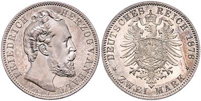Anhalt, Friedrich 1871-1904 - Mince a medaile