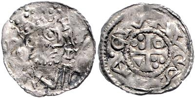 Augsburg, Heinrich II. 1002-1024 - Mince a medaile