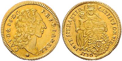 Bayern, Karl Albrecht 1726-1745 (der spätere Kaiser Karl VII.) GOLD - Monete e medaglie