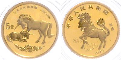 China, Volksrepublik GOLD - Mince a medaile