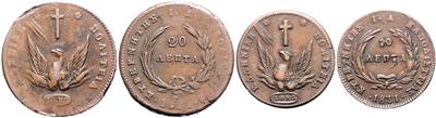 Griechenland, Präsident Kapodistrias 1827-1831 - Monete e medaglie