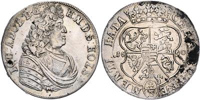 Holstein, Johann Adolf von Plön 1671-1704 - Münzen und Medaillen