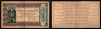 Kassenschein der Kriegsdarlehenskasse über 250 Kronen 1914 - Coins and medals