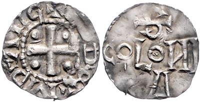 Köln, Otto III. 983-1002 - Mince a medaile