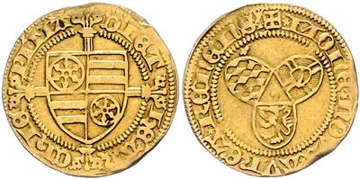 Mainz, Kurf. und Bm. Dietrich II. von Isenburg 1459-1461. GOLD - Mince a medaile