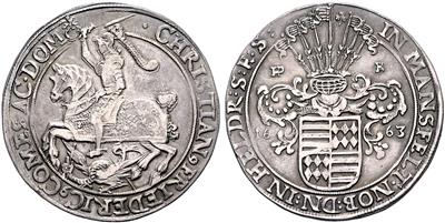 Mansfeld, Christian Friedrich 1641-1665 - Mince a medaile