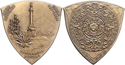 Mexico, 100 Jahre Unabhängig - Coins and medals