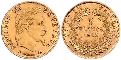 Napoleon III. 1852-1870, GOLD - Monete e medaglie