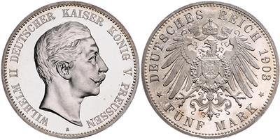 Preussen, Wilhelm II. 1888-1918 - Mince a medaile