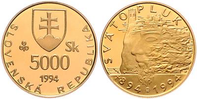 Republik 1993- GOLD - Coins and medals