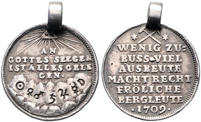 Sachsen A. L., Friedrich August I. 1694-1733 - Mince a medaile
