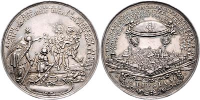 Sachsen- Konvent der protestantischen Stände in Leipzig 1631 - Mince a medaile